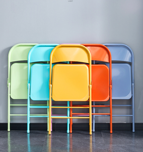 Sillas Plegables Metálicas Portátiles para <span class=keywords><strong>Eventos</strong></span> y Bodas al Aire Libre con Asientos Acolchados, Venta al Por Mayor - Product Image 6