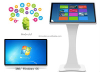 Tablette Android interactive de commande au détail d'affichage à cristaux liquides de 21.5 pouces pour le centre commercial de restaurant