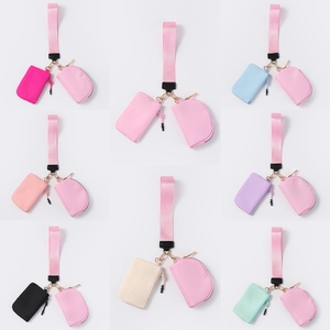<span class=keywords><strong>Portamonete</strong></span> Impermeabile con Cerniera e Portachiavi Personalizzabile con Logo, Mini Borsellino 2 in 1 con Doppio Scomparto - Product Image 1