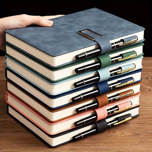 Nhà Sản Xuất Tùy Chỉnh Cổ Điển A5 <span class=keywords><strong>Leatherbound</strong></span> Máy Tính Xách Tay Với Cá Nhân Mềm Bìa Bookmark Cho Các Cuộc Họp Kinh Doanh Đại Học Cuộc Sống - Product Image 1