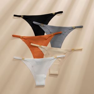 En stock, Culottes et Strings de luxe pour femmes, style féminin et sexy, unies, taille basse, ultra-fines, respirantes et sans couture, pour le commerce transfrontalier - Product Image 4