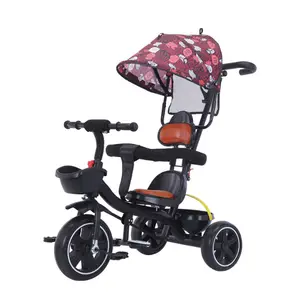 높은 품질 스틸 프레임 아이 금속 tricycles 유아/CE 아이 세발 자전거 푸시 바/아기 trike 판매
