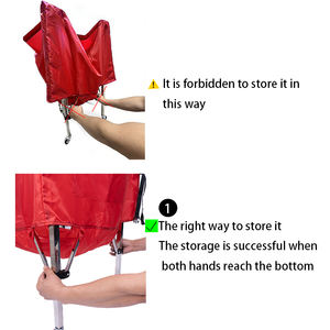 รถเข็นบาสเก็ตบอลแบบพกพา ขนาด 100x65 ซม. ทำจากอลูมิเนียมอัลลอย ประกอบง่าย จัดเก็บสะดวก อุปกรณ์สนามกีฬา - Product Image 3