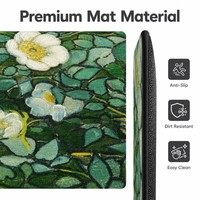 Tapis antidérapant en PVC au design artistique de peinture à l'huile, paillasson créatif de bienvenue pour entrée de cuisine