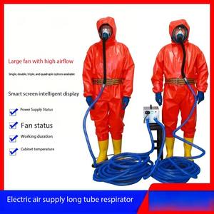 Appareil respiratoire électrique portatif de Long tube de protection chimique de pompier à trois usages - Product Image 3