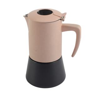 Durable Cuban Coffee Maker, Induction Stovetop Compatible, Intalian Stainless Steel Moka Pot - Product Image 3