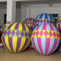 Ballon gonflable à thème de cirque avec éclairage LED, ballon gonflable à air chaud pour décoration suspendue sur scène
