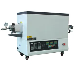 1400c Lab Heat Treatment Compact Vacuum Tube Furnace For Sintering Chemicals