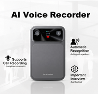 Enregistreur vocal IA couleur en gros direct usine avec suppression du bruit, application et transcription audio en 31 langues pour réunions