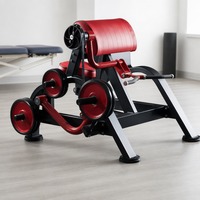 Machine à biceps assise professionnelle pour salle de sport, appareil de musculation des bras en acier robuste avec coussin cylindrique