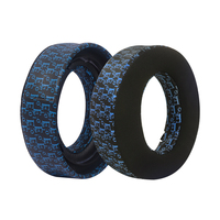 Coussinets d'oreille respirants en gel de cuir et mousse à mémoire de forme pour casque sans fil PlayStation 5 PS5, isolation phonique, noir et blanc