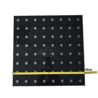 60*60cm Installation Rapide RGBW Verre Trempé Magnétique Piste De Danse Carreaux Portable DJ Led Piste De Danse à Vendre