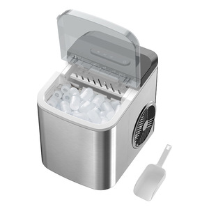 Stainless Steel Ice Maker 12Kg 24H 1.3L Water Tank Automatic Ice Cube Machine For Home Bar Use - Product Image 3