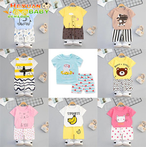 Camisetas y pantalones cortos de verano para niños, conjuntos de <span class=keywords><strong>ropa</strong></span> para niños y niñas, venta al por mayor, <span class=keywords><strong>conjunto</strong></span> de <span class=keywords><strong>ropa</strong></span> para recién nacidos - Product Image 2