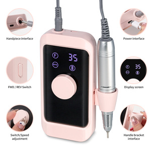 Perceuse à ongles rechargeable 35000 tr/min, haute vitesse, pour retirer le vernis gel, machine de polissage pour manucure, pour salon de manucure - Product Image 3