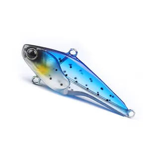 Wholesale Price Trout Hard Vib Metal Jig Lure Spoon Blade Fishing Swimbait 35g Sinking Vibration hard bait