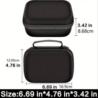Boîte de rangement pour imprimante d'étiquettes thermiques Mini EVA, modèle RMQB, compatible avec les étiquettes Phomemo M110 et le rangement des câbles de données