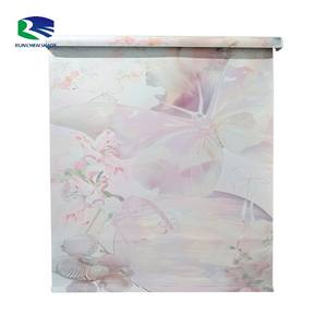 Abat-jour à rouleau en tissu botanique Abat-jour personnalisé floral occultant pour porte Traitements de fenêtre personnalisés Panneaux Abat-jour à rouleau imprimé - Product Image 3