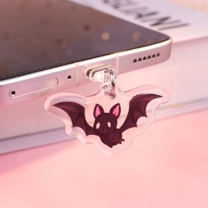 Capuchon anti-poussière personnalisé en acrylique scintillant motif dessin animé mignon pour port de charge iPhone iPad Type-C, breloque de protection - Product Image 3
