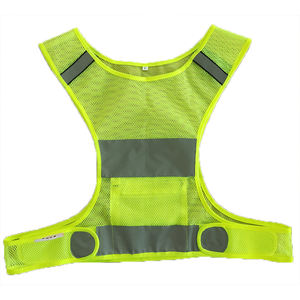 Gran oferta, chaleco de seguridad reflectante para montar en verde para niños, se puede personalizar el logotipo, chaleco transpirable barato - Product Image 1