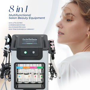 Dispositivo eliminador de arrugas 8 en 1 Diamond Spa Facial Micro Jet Aqua Peeling Máquina de dermoabrasión de hidrógeno Hydro - Product Image 6
