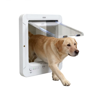 Porte Intelligente RFID pour Animaux de Compagnie, Portillon Automatique à Induction pour Chiens, Système d'Entrée Verrouillable Réglable, Clapet <span class=keywords><strong>Électronique</strong></span> Étanche pour Intérieur - Product Image 6
