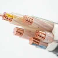Cable de Alimentación de Bajo Voltaje YJV con Núcleo de Cobre, Certificado ISO9001, 0.6/1kV XLPE, para Uso Industrial y en Plantas de Energía