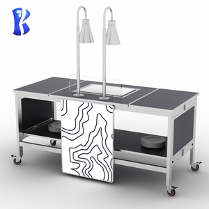 <span class=keywords><strong>OKEY</strong></span> illuminazione a LED buffet di induzione cucinare il cibo warmer stazioni per hotel - Product Image 5