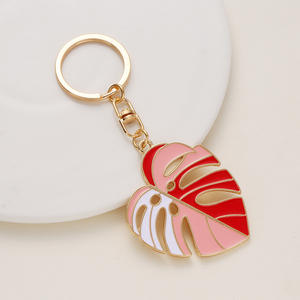 Llavero de Acero Inoxidable con Mosquetón, Diseño Vintage de Hoja Tropical Monstera, Color Verde, Resistente al Agua, Ideal para Regalo de Cumpleaños o Hawaiano - Product Image 5