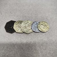 Pièces de monnaie promotionnelles personnalisées avec logo, 40 mm, en or, argent, laiton, pièces de défi ange, pièces euro personnalisées, pièces commémoratives en métal