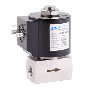 Yuyao Yongchuang Solenoid Valve 220V AC Stainless Steel Direct Acting For Air Compressor Injection Molding Machine - Product Image 3