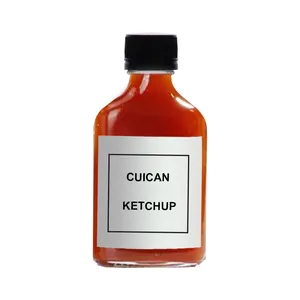 150 мл 148 мл 5 унций Woozy бутылка для горячего соуса Ketchup под заказ, приемлемые стеклянные бутылки для меда для Woozy