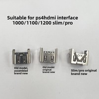 Prise de connecteur d'alimentation d'origine de haute qualité pour PS4 Fat/Slim/Pro, ports HDMI PS4/PS5