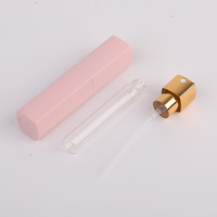 Flacon pulvérisateur miniature rechargeable avec logo personnalisé, 10 ml, couleur bonbon, flacon de parfum portable de voyage, atomiseur, emballage pour soins de la peau