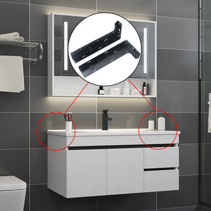 Support triangulaire en acier laminé à froid de 3 mm d'épaisseur pour suspendre des objets dans un placard - Product Image 2