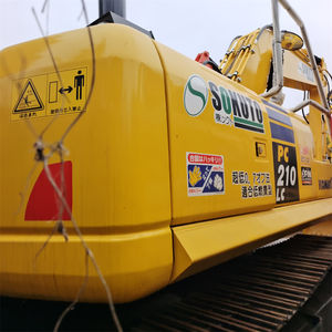 Pelle hydraulique sur chenilles Komatsu PC210 d'occasion de haute qualité du Japon avec composants de base engrenage de pompe moteur - Product Image 5