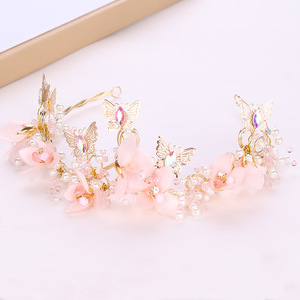 Corona DE BODA completa ajustable de alta calidad, Tiara de mujer, accesorio de joyería para el cabello para <span class=keywords><strong>maquillaje</strong></span> de fiesta para bodas, ocasiones especiales - Product Image 6