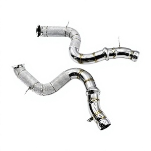 ท่อไอเสียสแตนเลสสตีล Vortex High Performance สำหรับ Mercedes Benz AMG S63 S63L W222 4.0T ท่อไอเสียรถยนต์แบบไหลสูง - Product Image 1