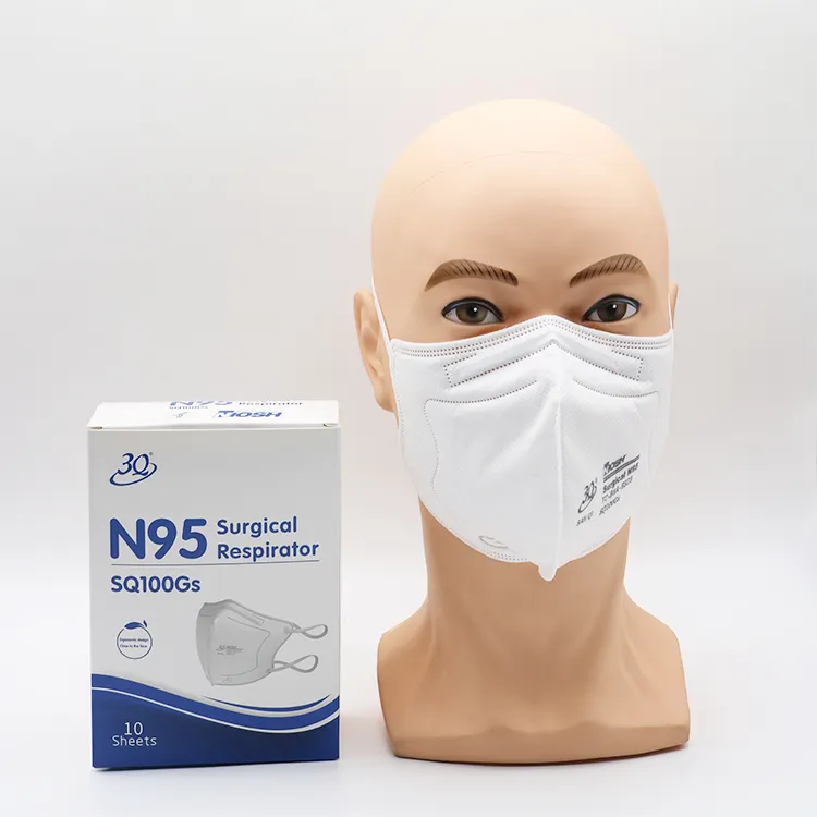 قناع وجه N95 ماسك منع انغلاق الهواء ماسك NIOSH N95 ماسك التنفس