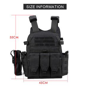 Customizable Multifunctional Modular Tactical Vest Plate Carrier Cordura <b>Security</b> Tactical Gear <b>Equipment</b> - Product Image 2