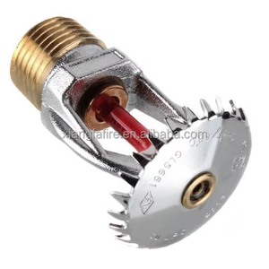 Tête de gicleur d'incendie en laiton de 1/2 pouces à prix compétitif réponse standard globe en verre de 5mm équipement de lutte contre l'incendie flexible - Product Image 2