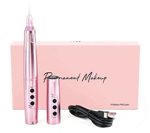 Herramientas y Suministros para Entrenamiento de Maquillaje Permanente, Micropigmentación Capilar SMP, Máquina de Tatuaje PMU Inalámbrica - Product Image 4