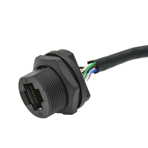 Konektor Rj45 Kabel Ethernet Kustom Profesional Soket Plug Pria Wanita Konektor Rj45 Kabel Audio Video Industri Tahan Air - Product Image 2