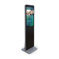 Écran tactile interactif intelligent vertical de 55 pouces, affichage numérique électronique, totem publicitaire pour centre commercial