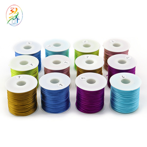 Chỉ tơ tằm Hàn Quốc Hồng Cầu số 6, chỉ nylon 1.5mm dùng để làm vòng tay tết kiểu Trung Hoa, 50g/cuộn - Product Image 1