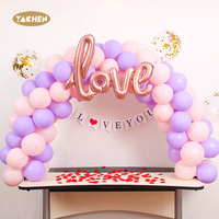 Kit d'arche de ballons YACHEN réglable pour décoration d'anniversaire de fête de mariage et de bébé, support de table de 10 pieds