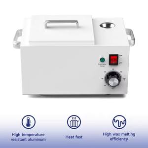 Grand chauffe-<span class=keywords><strong>cire</strong></span> à paraffine à pot unique pour l'épilation des mains, du corps, des seins, des haricots de <span class=keywords><strong>cire</strong></span> au <span class=keywords><strong>sucre</strong></span> pour l'épilation, pour usage en salon - Product Image 2