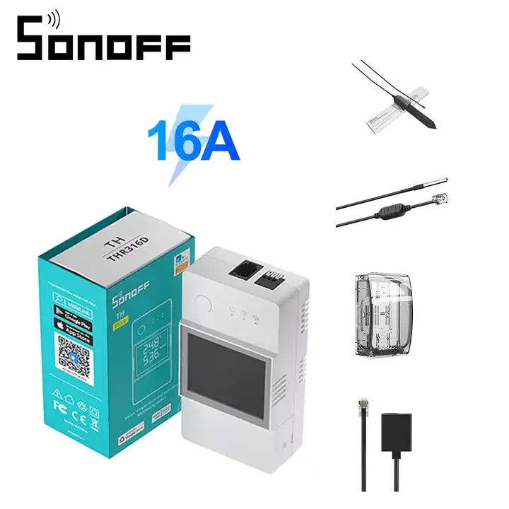 SONOFF TH Elite 16A WiFi Smart Switch Temperature and Humidity Monitoring  Switch