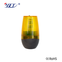 YET614-V2.1 Gelbes LED-Sicherheitsblinklicht 12V-220V Warnleuchte mit Summer für Schiebetüren Garagentore Schrankensysteme