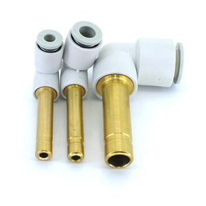 Raccords de tuyaux pneumatiques Cnbc, type à insertion, connecteurs filetés en cuivre pour circuits pneumatiques mécaniques - Product Image 5